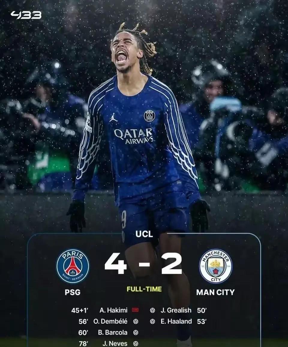 巴黎豪门力压曼城，夺得冠军宝座？