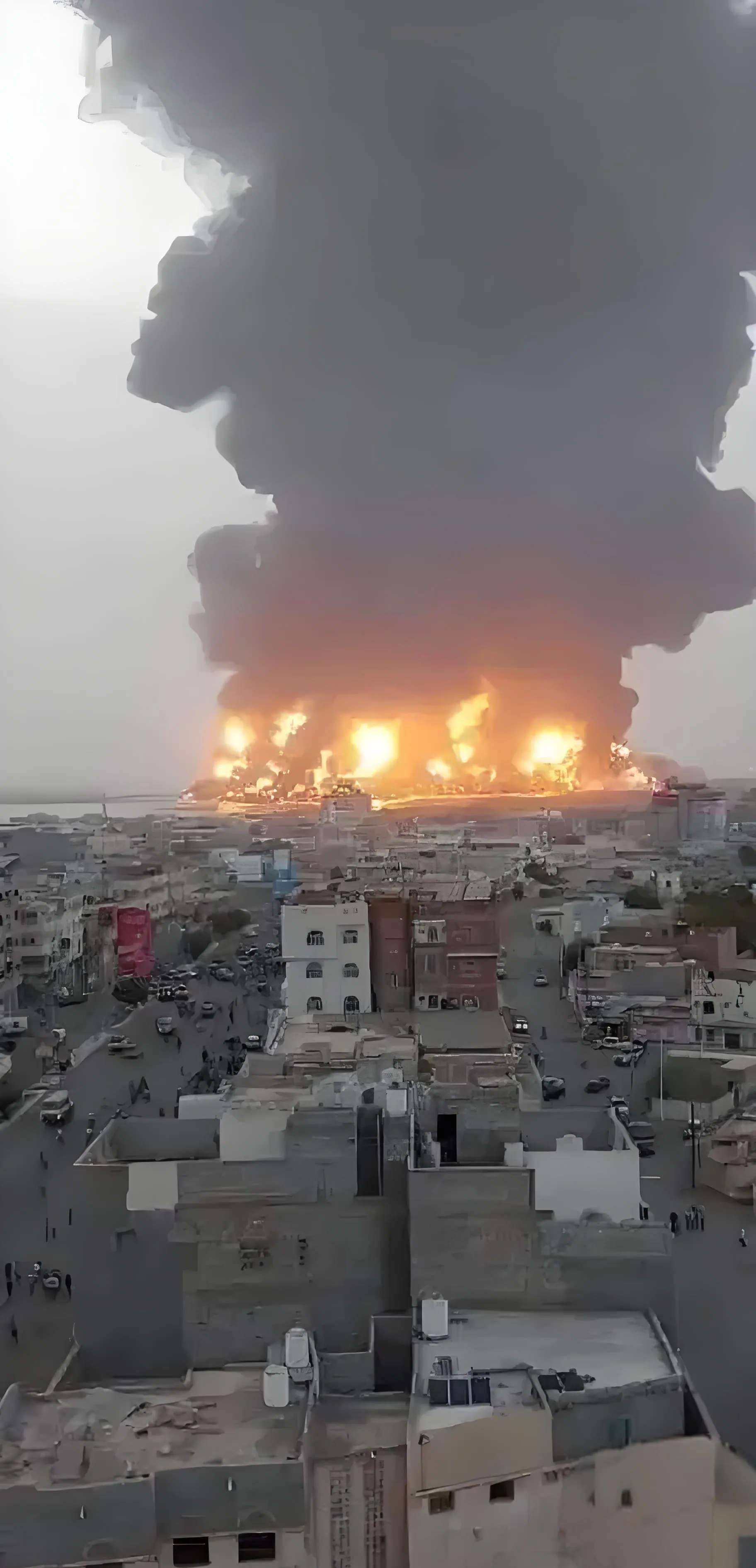 比赛中发生冲突事件，场面陷入混乱